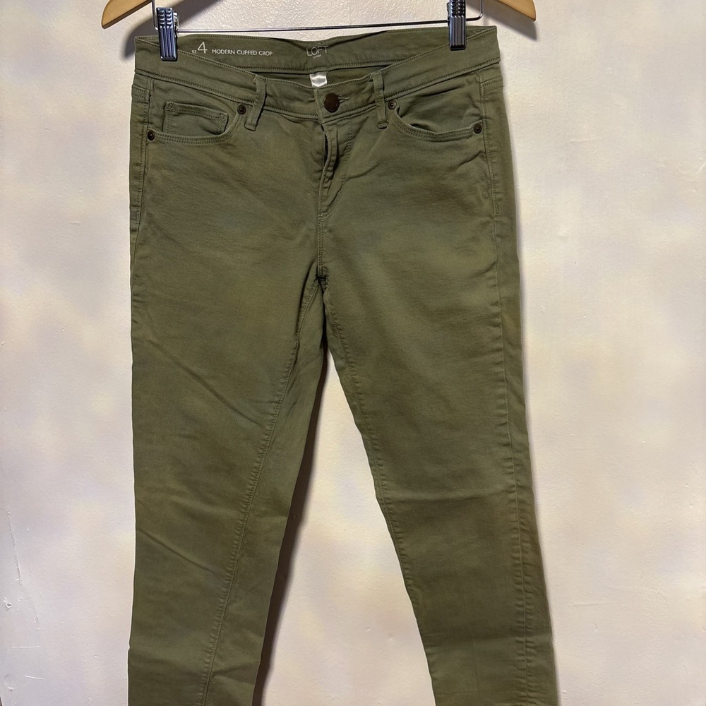 Womens Size 4 - Loft Outlet Modern Kick Crop CUFFED